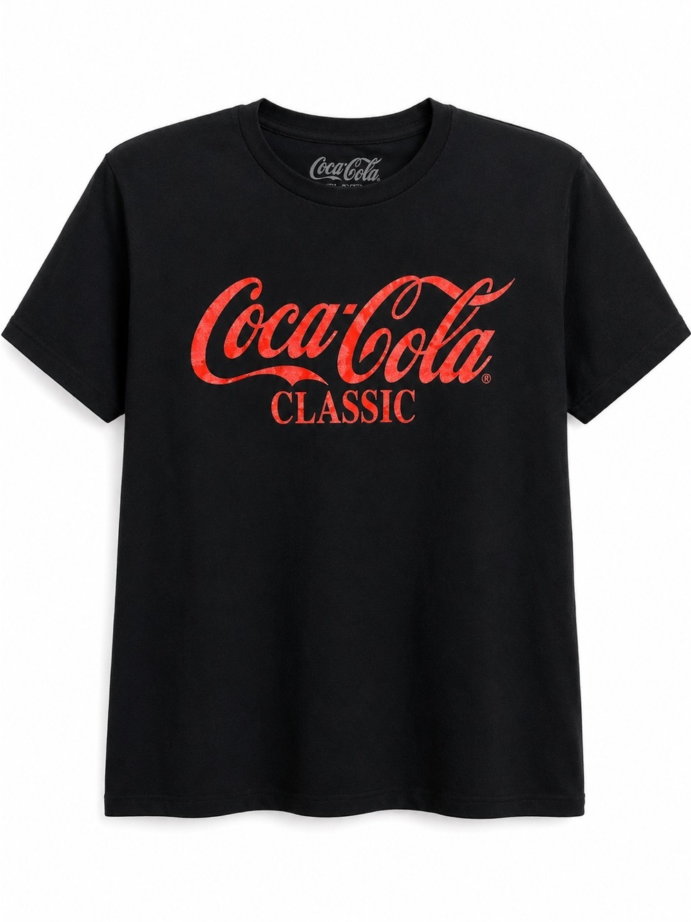 Coca Cola Black Short Sleeve Tee with Red Logo